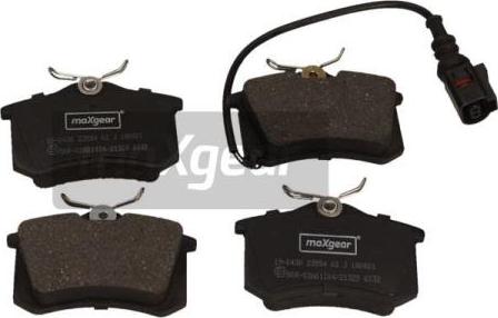 Maxgear 19-0430 - Тормозные колодки, дисковые, комплект xparts.lv