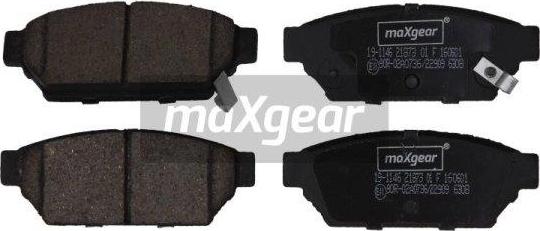 Maxgear 19-1146 - Brake Pad Set, disc brake xparts.lv