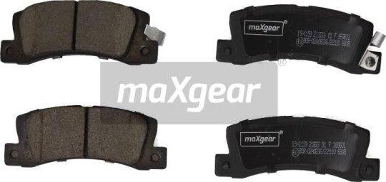Maxgear 19-1159 - Brake Pad Set, disc brake xparts.lv
