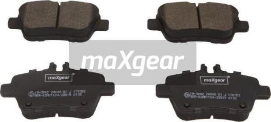 Maxgear 19-3002 - Тормозные колодки, дисковые, комплект xparts.lv