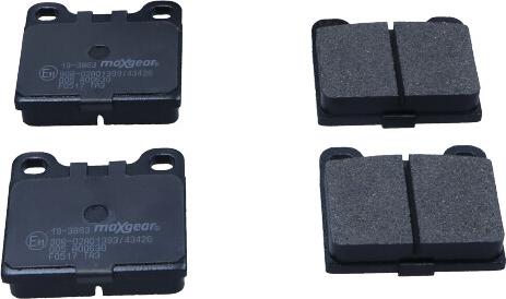 Maxgear 19-3863 - Тормозные колодки, дисковые, комплект xparts.lv