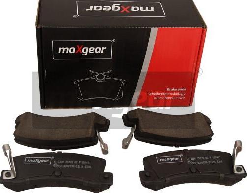 Maxgear 19-3390 - Brake Pad Set, disc brake xparts.lv