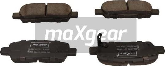Maxgear 19-3381 - Тормозные колодки, дисковые, комплект xparts.lv