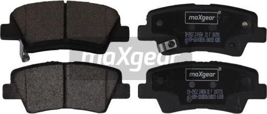 Maxgear 19-2912 - Тормозные колодки, дисковые, комплект xparts.lv