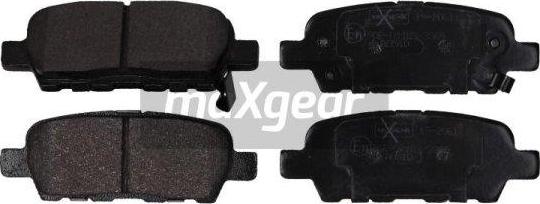 Maxgear 19-2061 - Тормозные колодки, дисковые, комплект xparts.lv