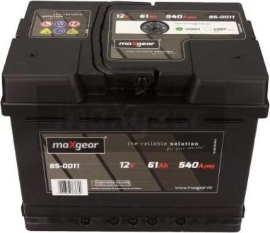 Maxgear 85-0011 - Startera akumulatoru baterija xparts.lv
