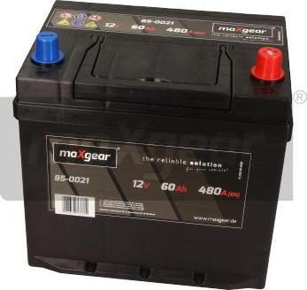 Maxgear 85-0021 - Стартерная аккумуляторная батарея, АКБ xparts.lv
