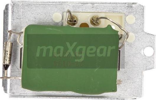 Maxgear 27-0194 - Rezistors, Salona ventilators xparts.lv