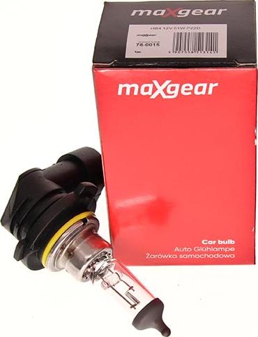 Maxgear 78-0015 - Bulb, headlight xparts.lv