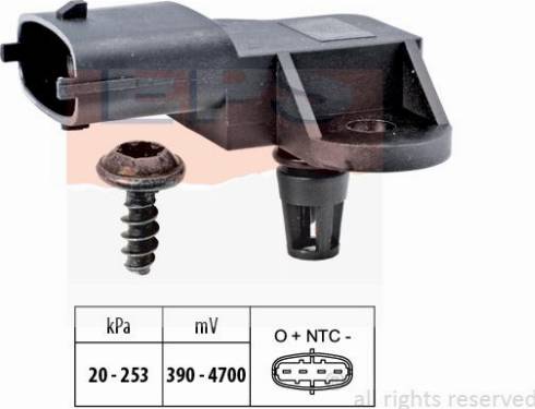 MDR EPS-1993 176 - Pressure Sensor, brake booster xparts.lv