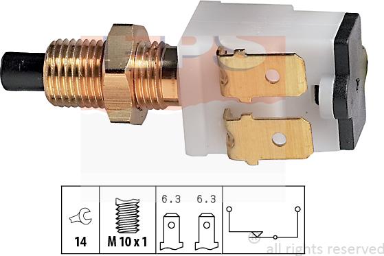 MDR EPS-1810 008 - Brake Light Switch xparts.lv