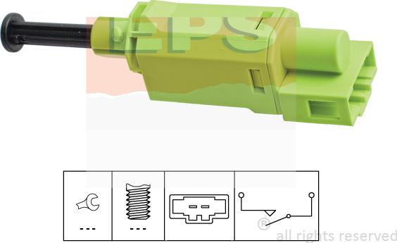 MDR EPS-1810 198 - Выключатель, привод сцепления (управление двигателем) xparts.lv