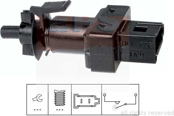 MDR EPS-1810 222 - Выключатель, привод сцепления (управление двигателем) xparts.lv