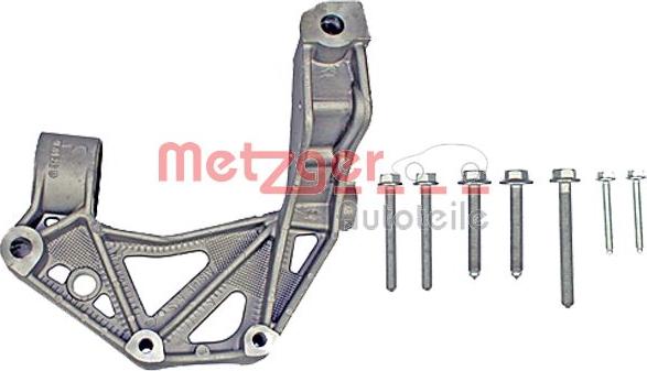 Metzger 58081101 - Поворотный кулак, подвеска колеса xparts.lv