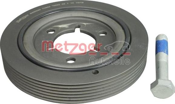 Metzger 6400040 - Belt Pulley, crankshaft xparts.lv