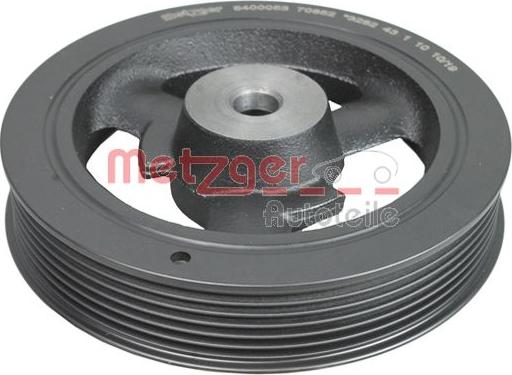 Metzger 6400053 - Belt Pulley, crankshaft xparts.lv