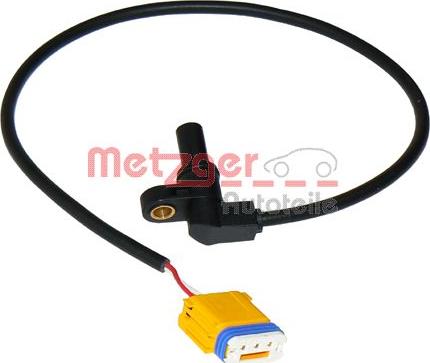 Metzger 0909029 - RPM Sensor, automatic transmission xparts.lv