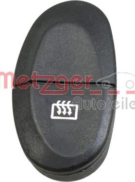Metzger 0916599 - Slēdzis, Aizmugurējā stikla apsilde xparts.lv