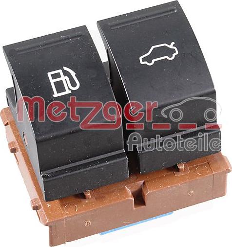 Metzger 09161057 - Выключатель, открывание топливозаливной крышки xparts.lv