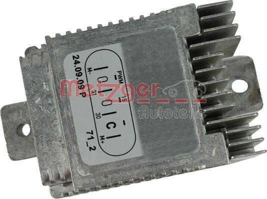 Metzger 0917036 - Control Unit, electric fan (engine cooling) xparts.lv