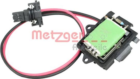 Metzger 0917071 - Resistor, interior blower xparts.lv