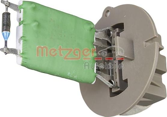 Metzger 0917357 - Resistor, interior blower xparts.lv