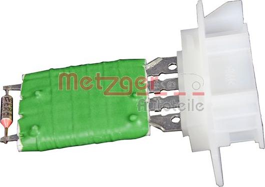 Metzger 0917221 - Сопротивление, реле, вентилятор салона xparts.lv