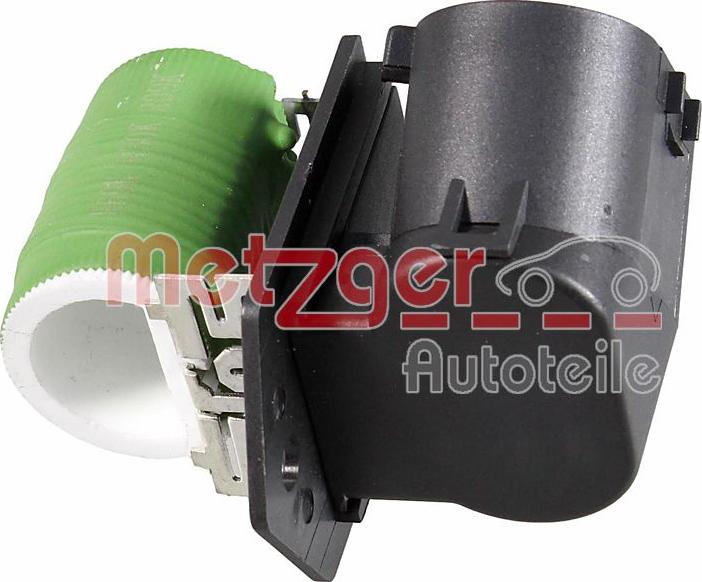 Metzger 0917717 - Papildus rezistors, Elektromotors-Radiatora ventilators xparts.lv