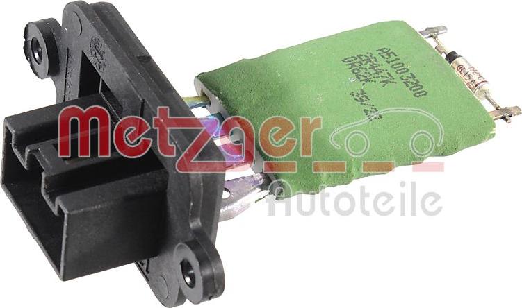 Metzger 0917734 - Resistor, interior blower xparts.lv