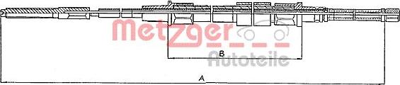 Metzger 10.740 - Trose, Stāvbremžu sistēma xparts.lv