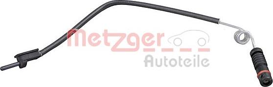 Metzger 1190082 - Сигнализатор, износ тормозных колодок xparts.lv