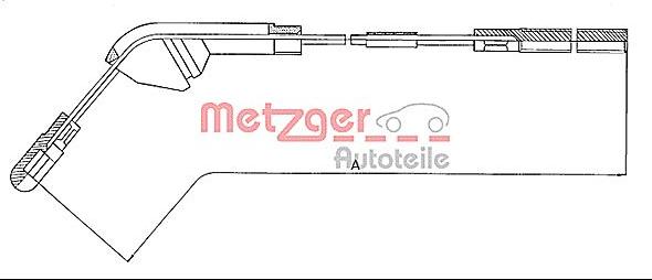 Metzger 11.5941 - Trose, Stāvbremžu sistēma xparts.lv