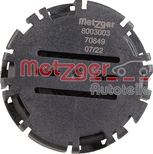 Metzger 8003003 - Клапан поддержки давления масла xparts.lv