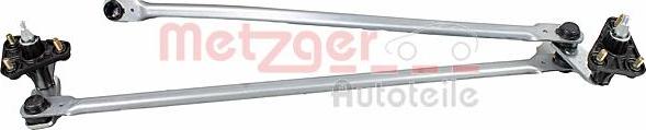 Metzger 2190911 - Система тяг и рычагов привода стеклоочистителя xparts.lv