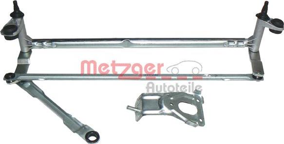 Metzger 2190040 - Stiklu tīrītāja sviru un stiepņu sistēma xparts.lv