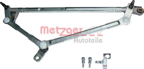 Metzger 2190042 - Stiklu tīrītāja sviru un stiepņu sistēma xparts.lv