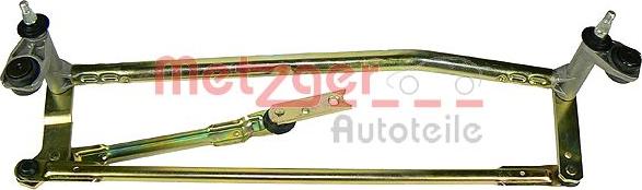 Metzger 2190121 - Stiklu tīrītāja sviru un stiepņu sistēma xparts.lv