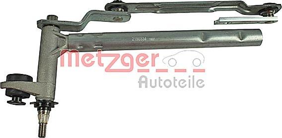 Metzger 2190334 - Система тяг и рычагов привода стеклоочистителя xparts.lv