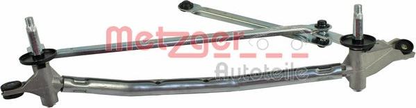 Metzger 2190375 - Stiklu tīrītāja sviru un stiepņu sistēma xparts.lv