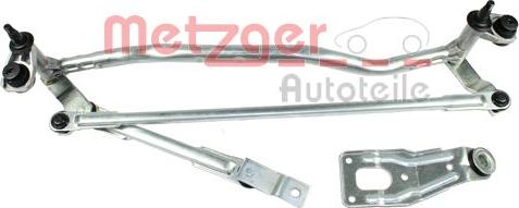 Metzger 2190222 - Stiklu tīrītāja sviru un stiepņu sistēma xparts.lv