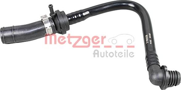 Metzger 2180009 - Vacuum Hose, brake booster xparts.lv