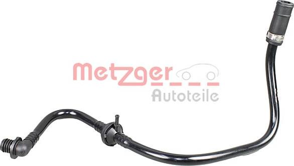 Metzger 2180017 - Vacuum Hose, brake booster xparts.lv