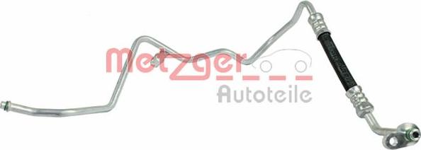 Metzger 2360053 - High / Low Pressure Line, air conditioning xparts.lv