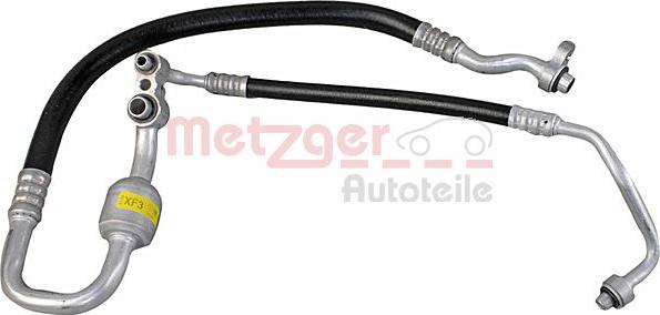 Metzger 2360115 - High / Low Pressure Line, air conditioning xparts.lv