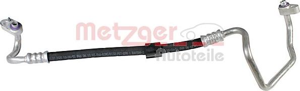 Metzger 2360122 - Трубопровод высокого давления, кондиционер xparts.lv