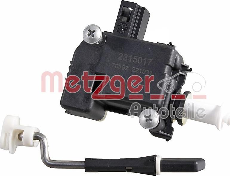 Metzger 2315017 - Control, actuator, central locking system xparts.lv