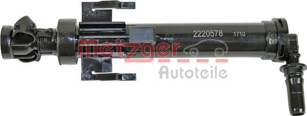Metzger 2220578 - Распылитель, форсунка, система очистки фар xparts.lv