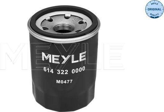 Meyle 614 322 0000 - Oil Filter xparts.lv