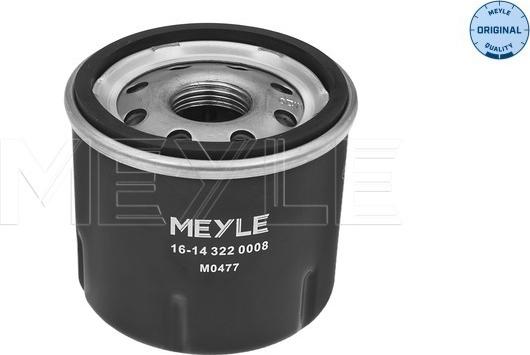 Meyle 16-14 322 0008 - Oil Filter xparts.lv