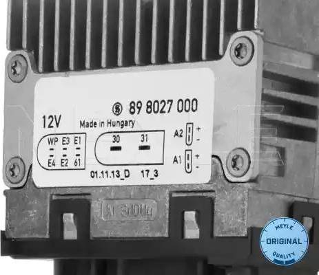 Meyle 100 880 0025 - Vadības bloks, Elektroventilators (Motora dzesēšana) xparts.lv